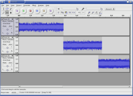 Audacity's 
timeline