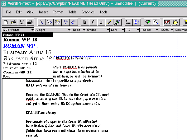 Wordperfect